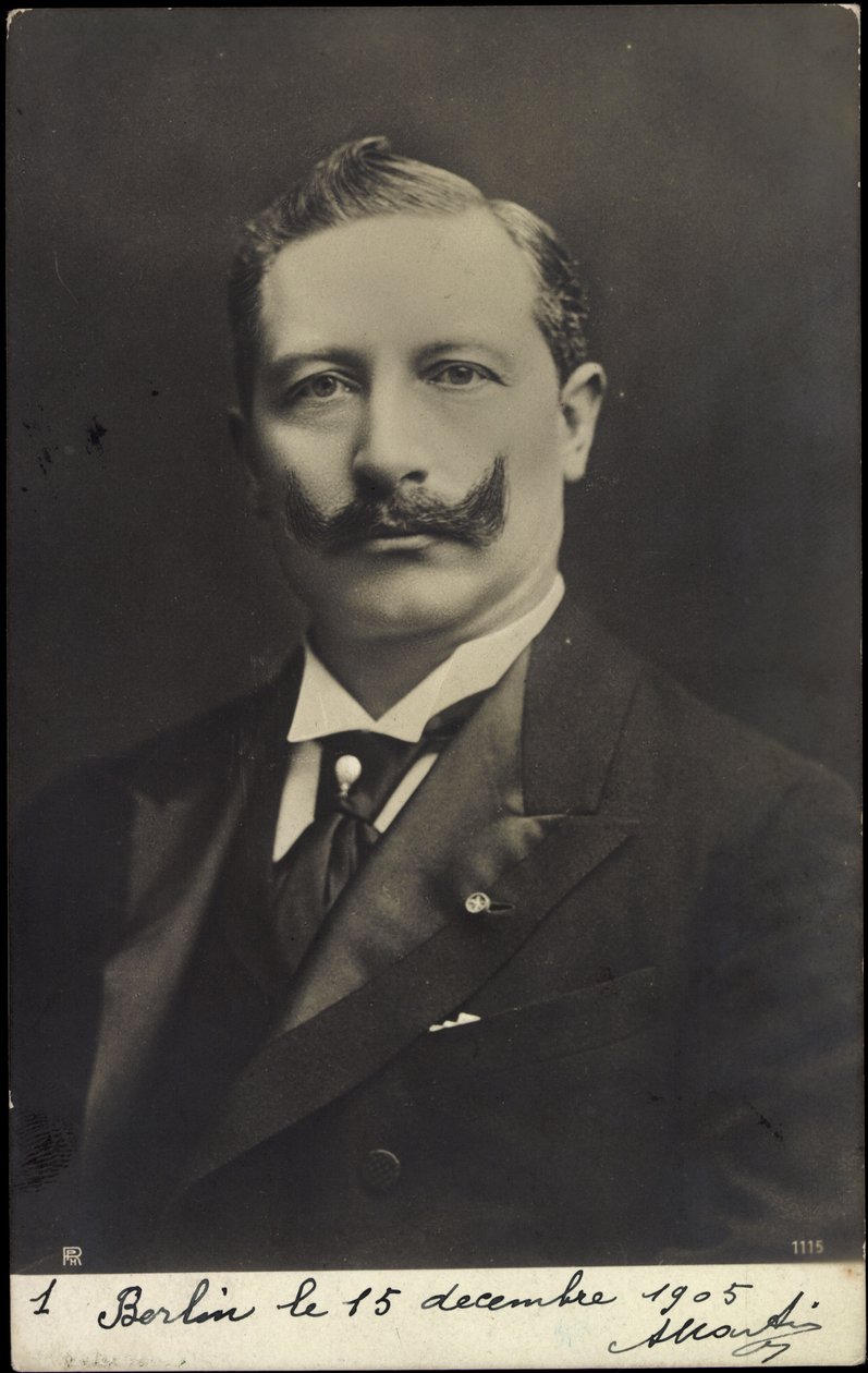 Jonge Keizer Wilhelm II, Portret, Snor, RPH door Photographer German