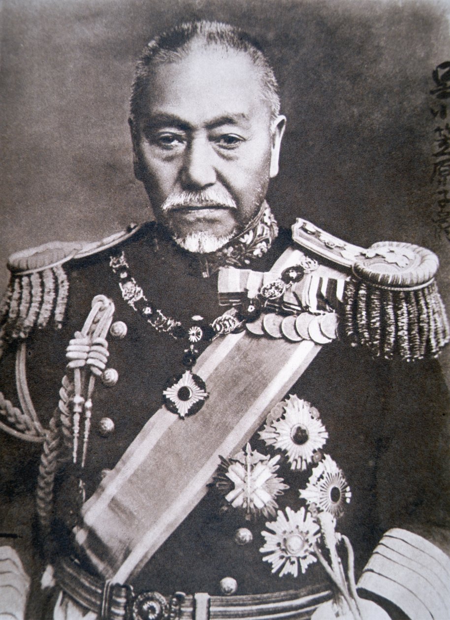 Admiraal Togo door Photographer Japanese