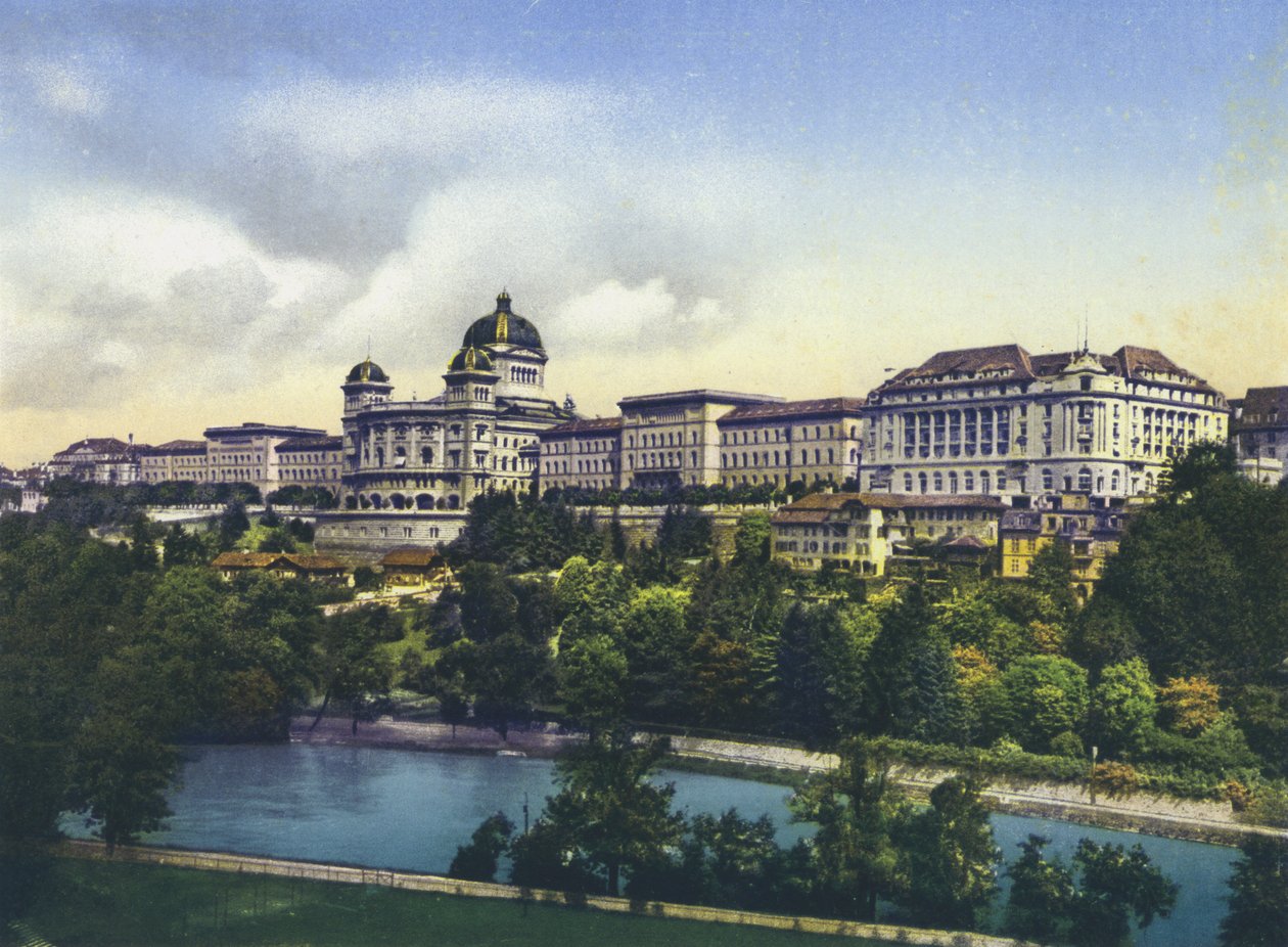 Bern, Federaal Paleis (foto) door Photographer Swiss