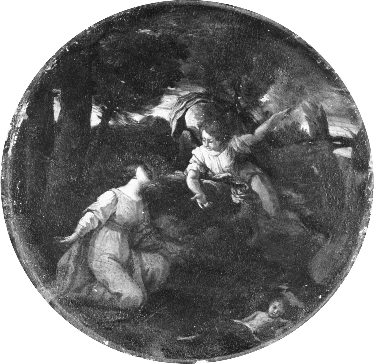 Hagar en Ismaël door Pier Francesco Mola