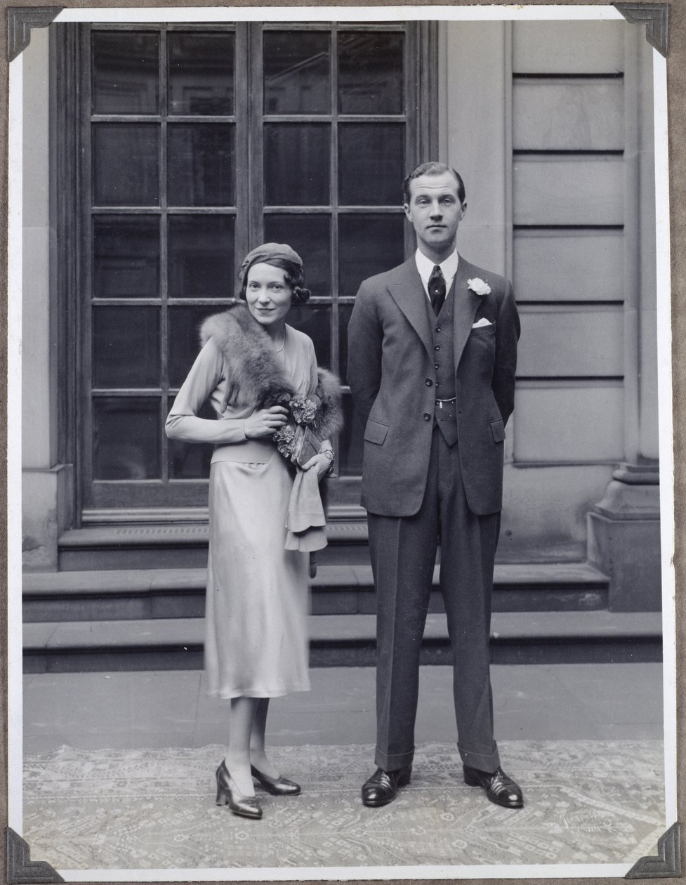 Lord Charles Cavendish en Adele Astaire op hun trouwdag door Blaise Nicolas Le Sueur