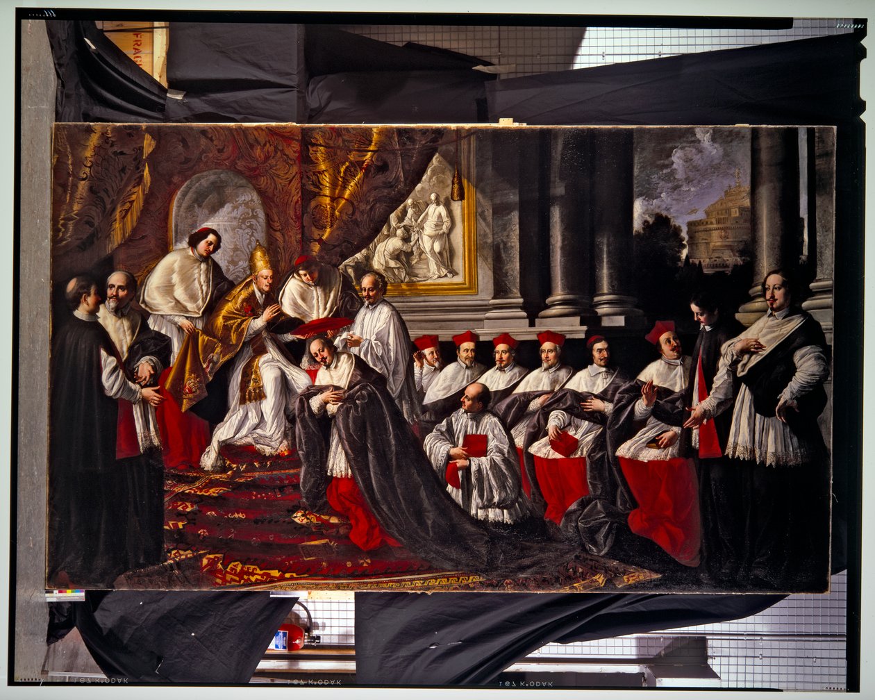 Kroning van paus Clemens en Innocentius VIII (paar) door Pier Leone Ghezzi