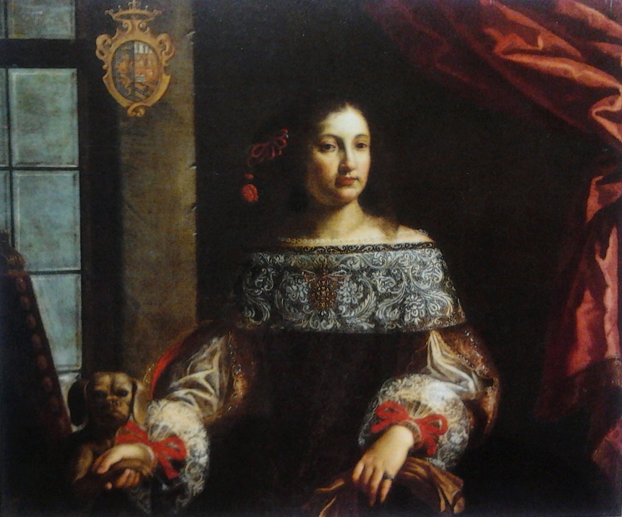 Pools: Portret hrabiny Simonetty Cavazzi della Somaglia Portret van gravin Simonetta Cavazzi della Somaglia. door Pierfrancesco Cittadini