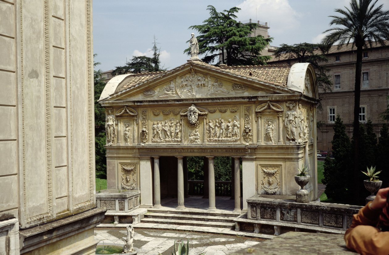 Loggia van de Casina van Pius IV, 1558-62 door Piero Ligorio