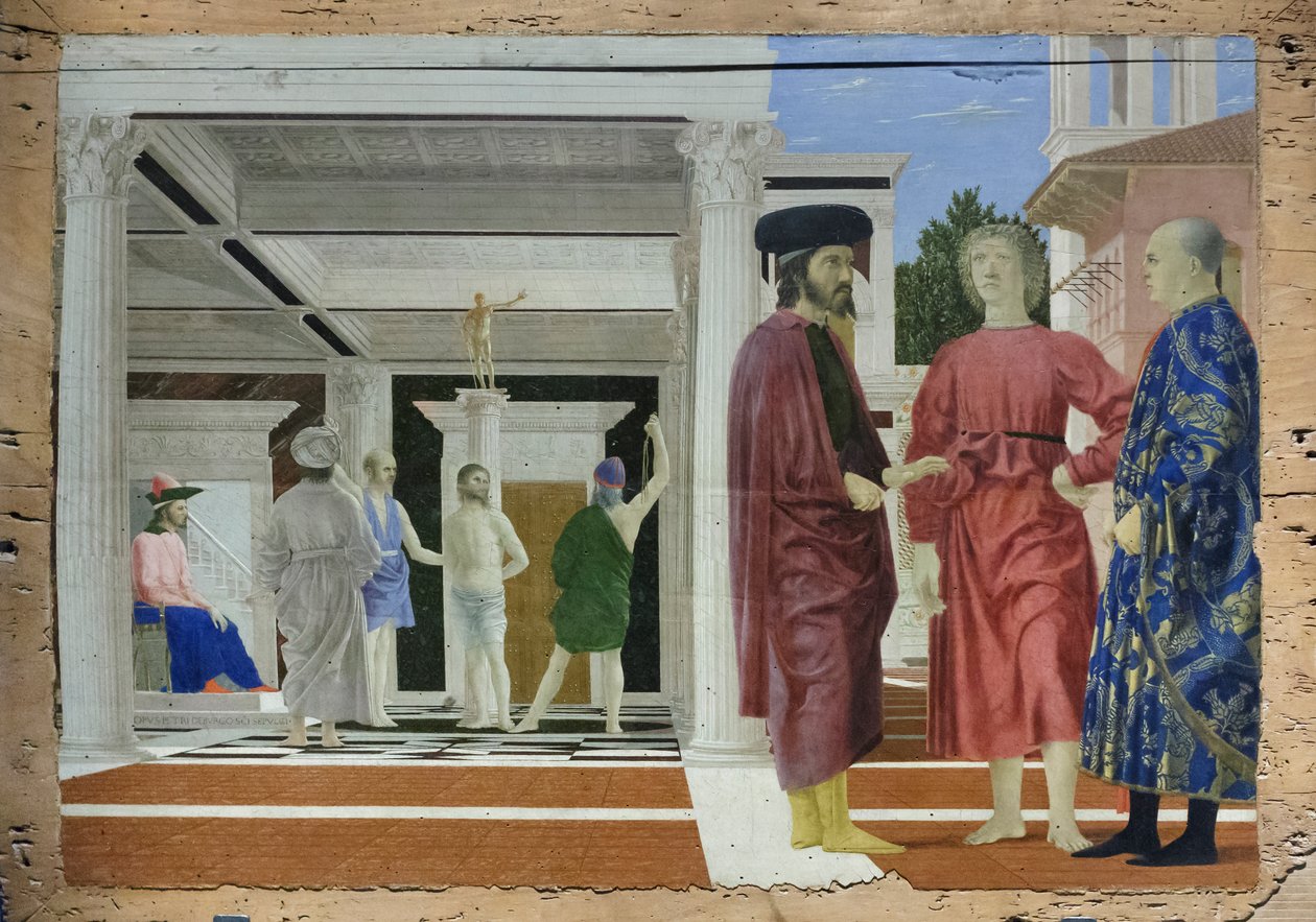 Geseling van Christus, c.1452 door Piero della Francesca