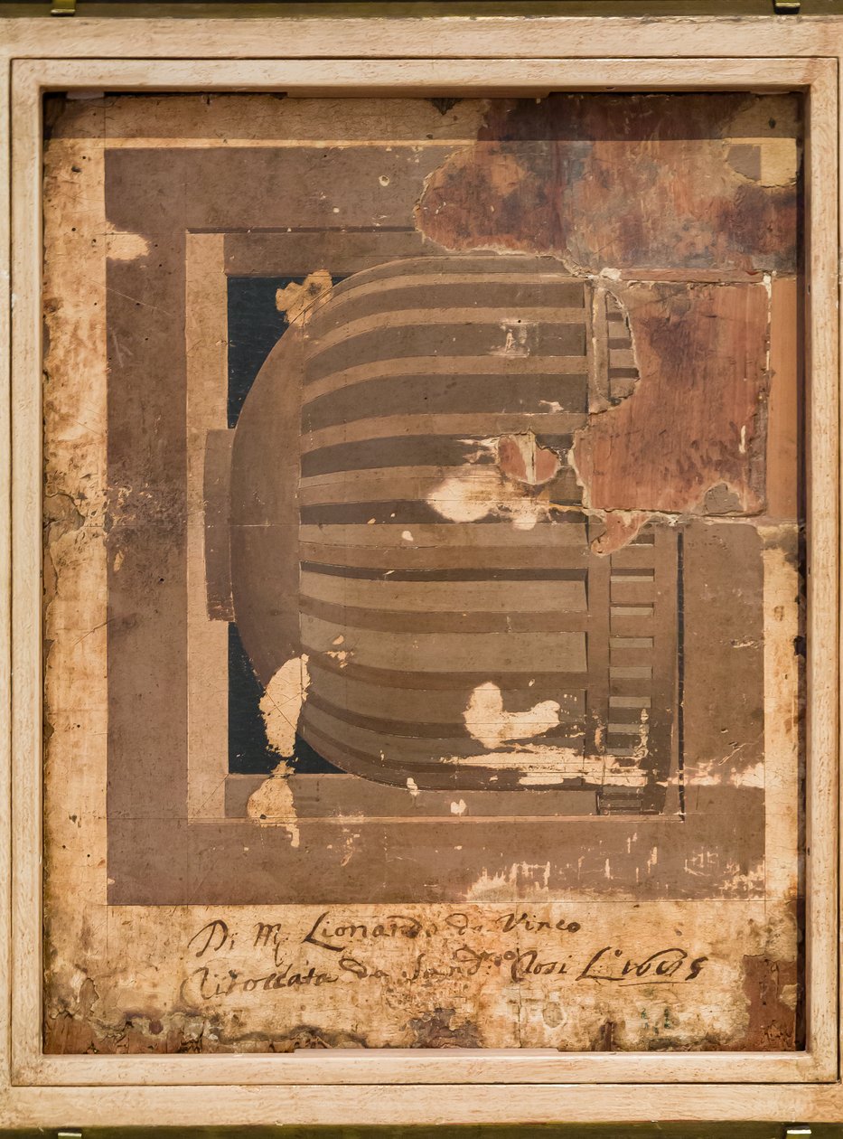 Studie van een container door Piero della Francesca