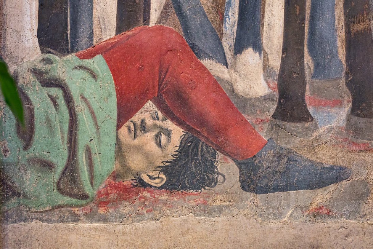 De slag van Heraclius en Chosroes (detail) door Piero della Francesca