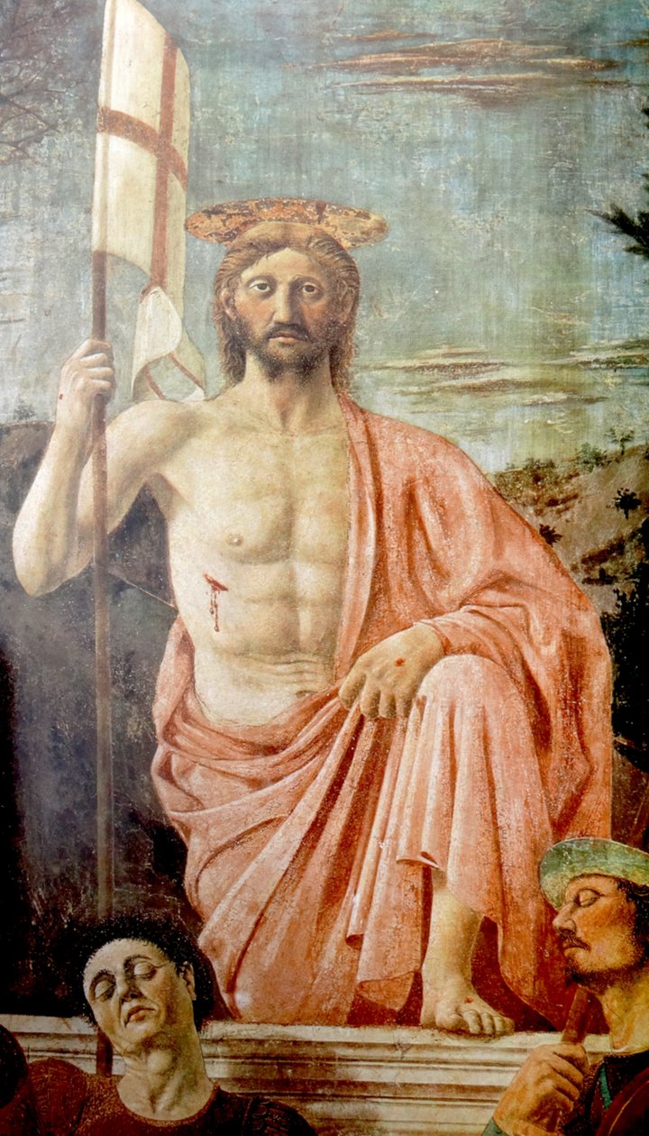 De Opstanding is een frescoschilderij van Piero della Francesca door Piero della Francesca