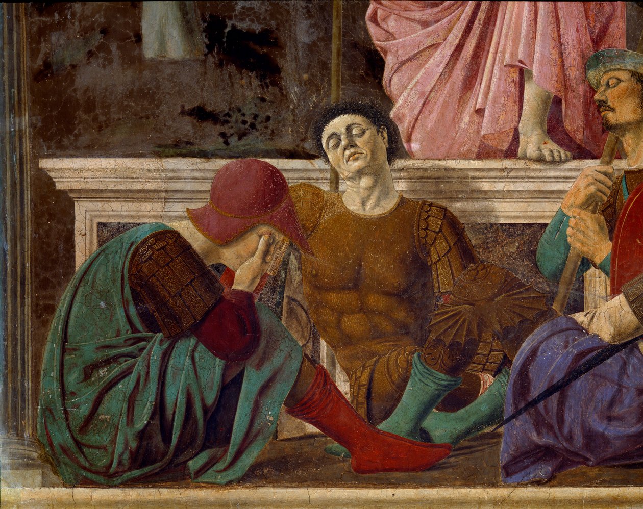 De opstanding van Christus (detail) door Piero della Francesca