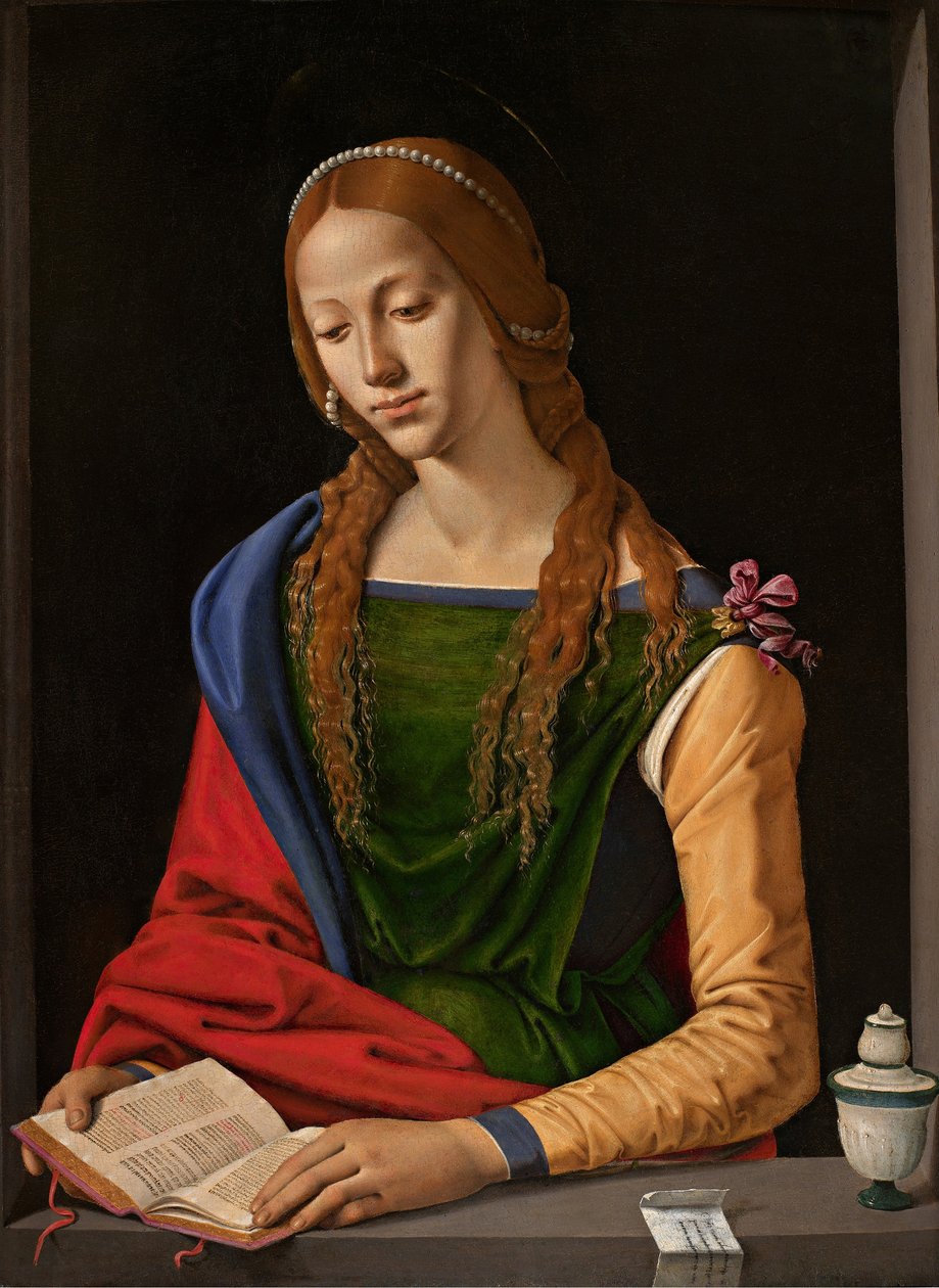 Italiaans:  Santa Maria Maddalena Sint Maria Magdalena door Piero di Cosimo