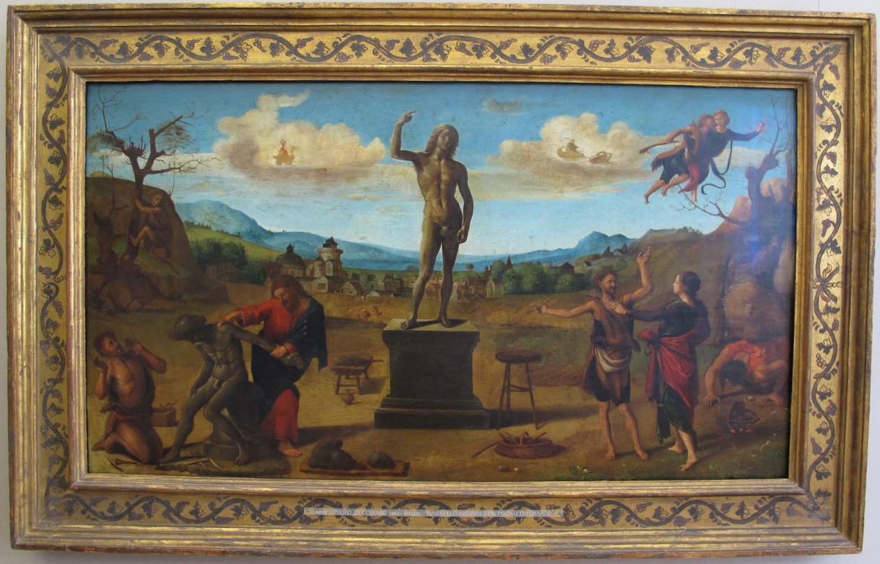 Der Mythos von Prometheus door Piero di Cosimo