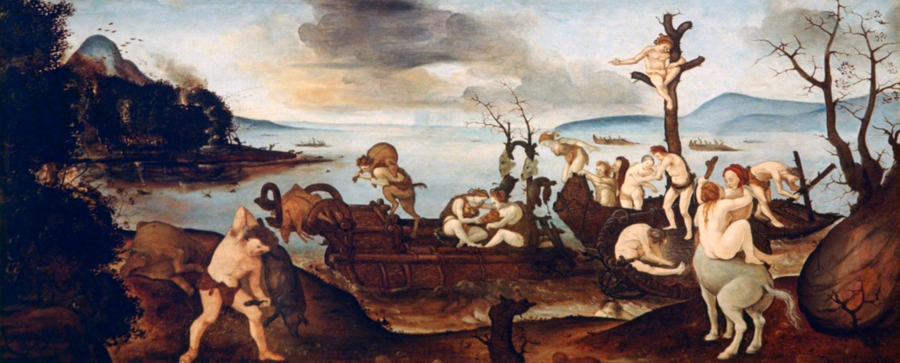 De terugkeer van de jacht, 1505-1507 door Piero di Cosimo