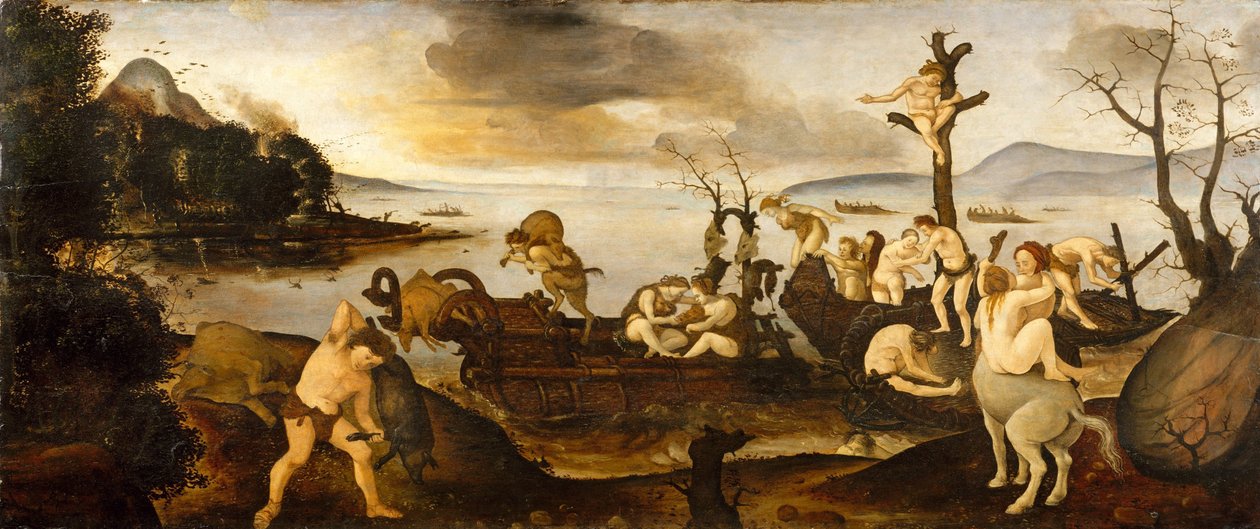 De terugkeer van de jacht, ca. 1505-7 door Piero di Cosimo