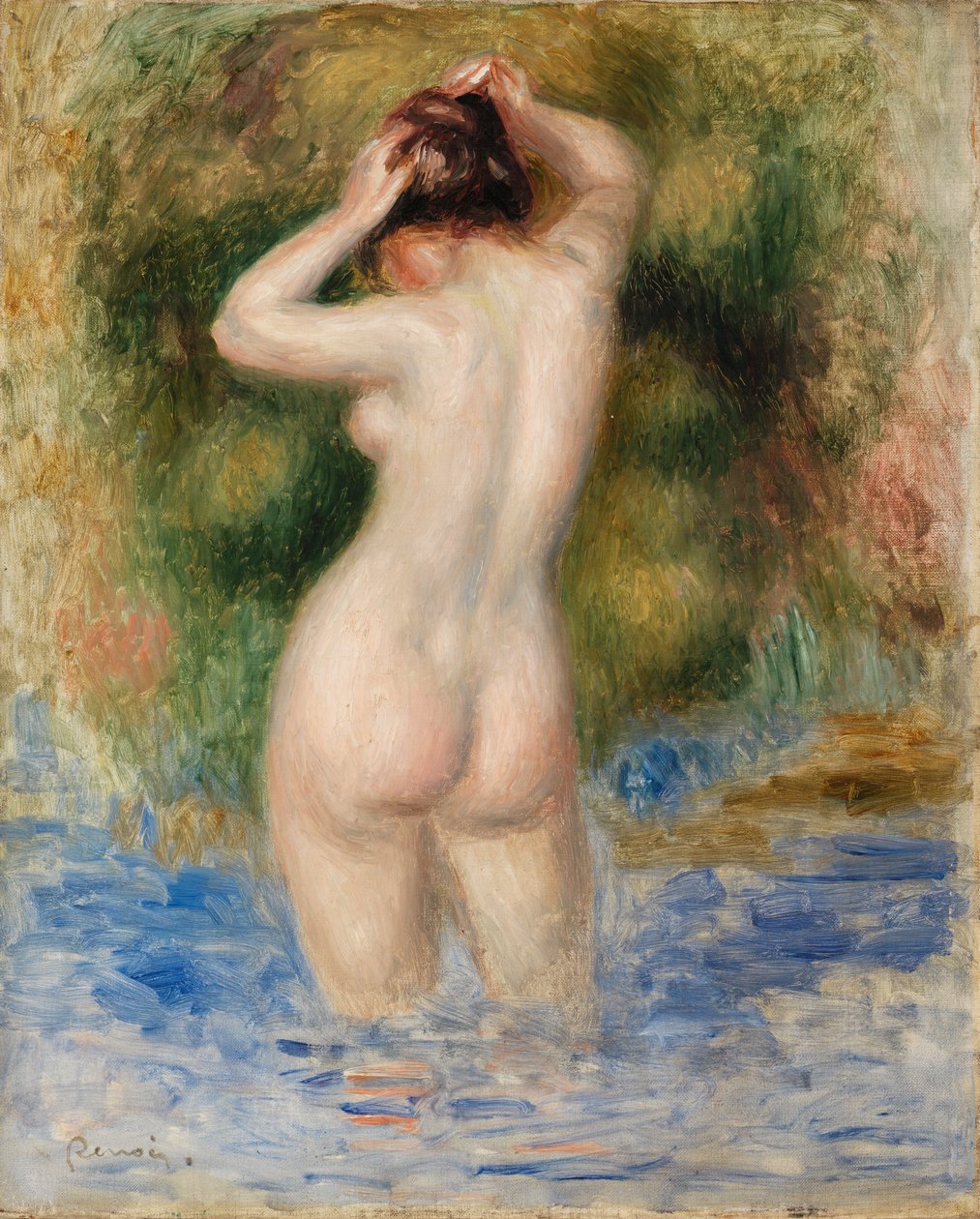 Bader door Pierre Auguste Renoir