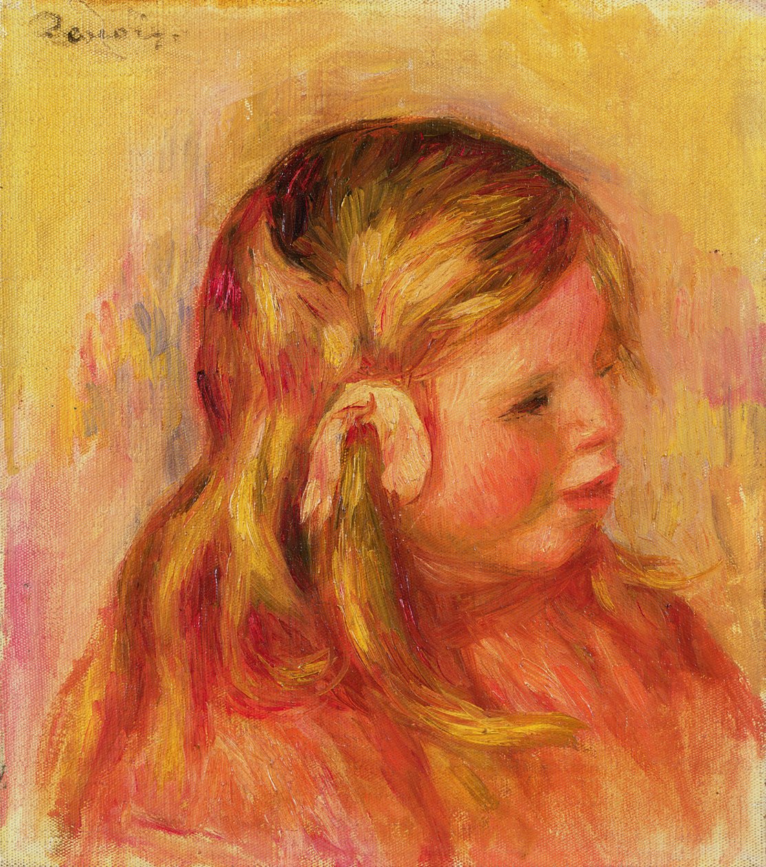 Claude Renoir, 1908 door Pierre Auguste Renoir