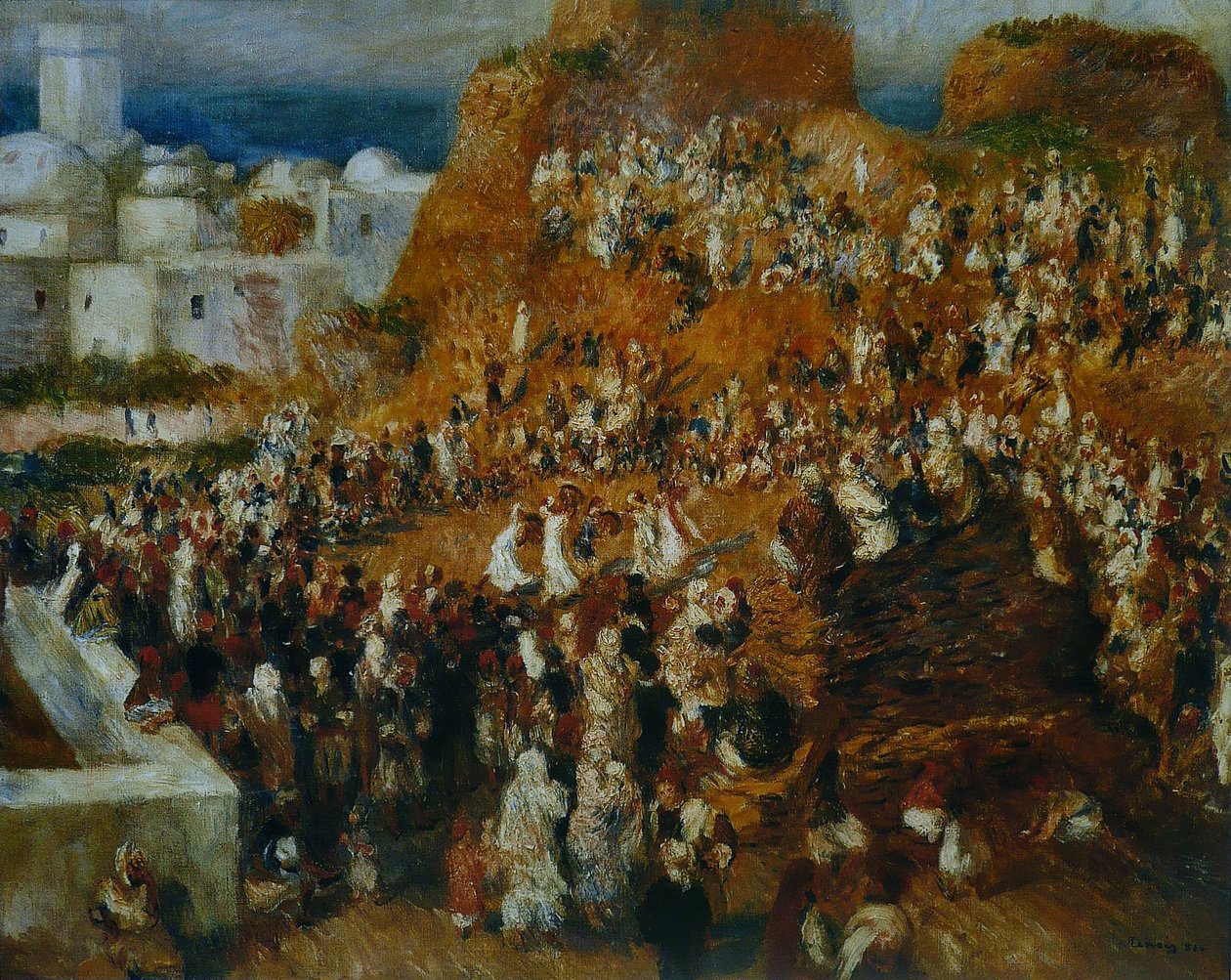 De Moskee door Pierre Auguste Renoir