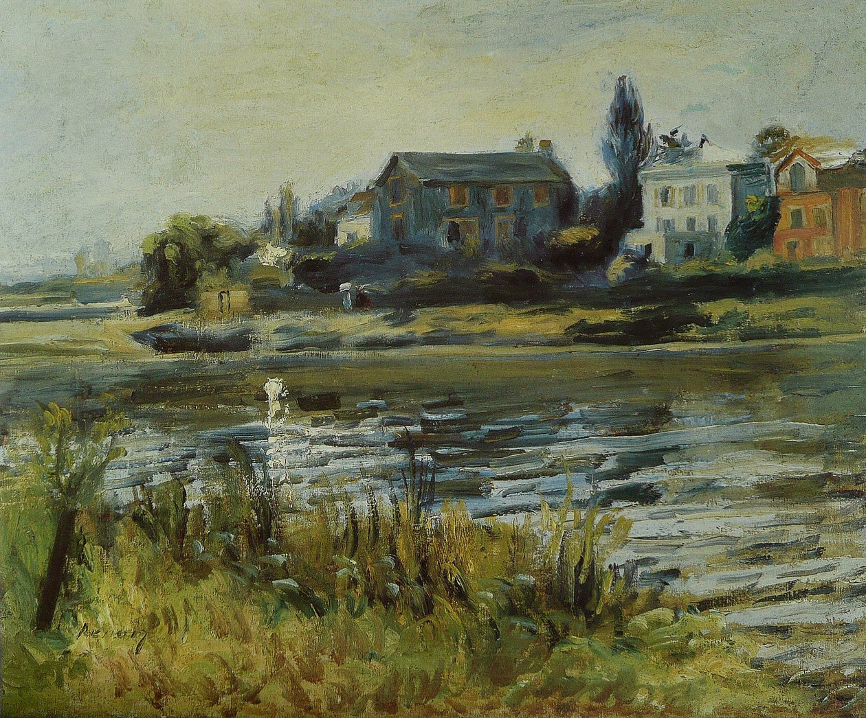 De Seine bij Chatou door Pierre Auguste Renoir
