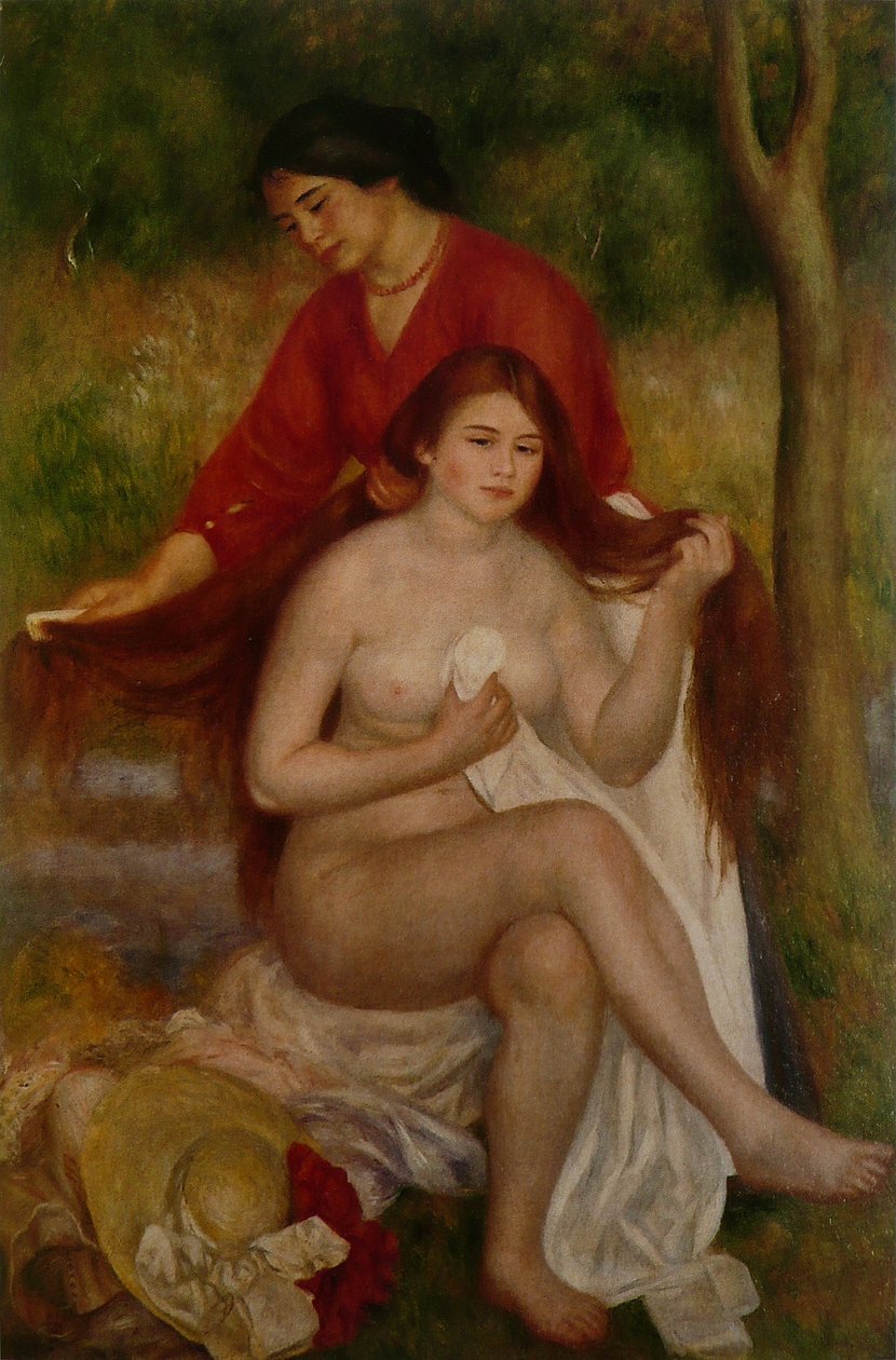 De toilet door Pierre-Auguste Renoir