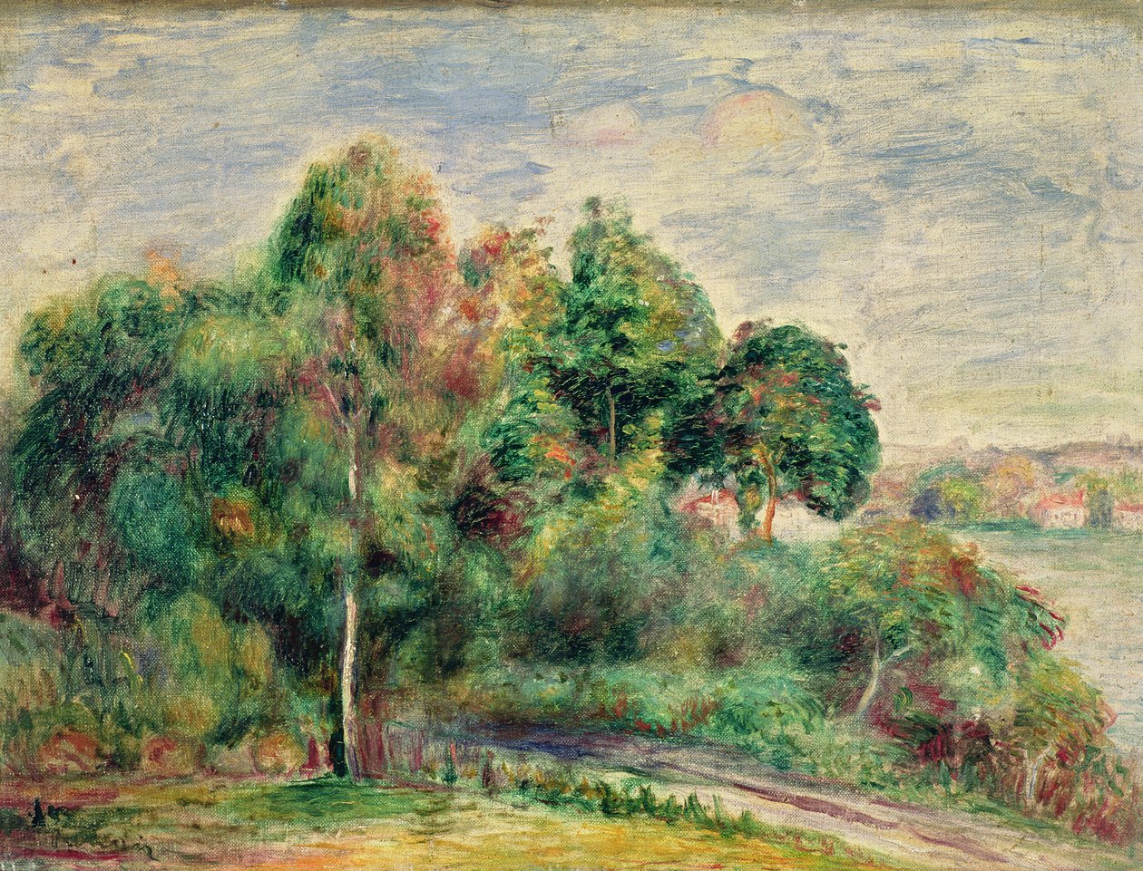 Landschap door Pierre-Auguste Renoir