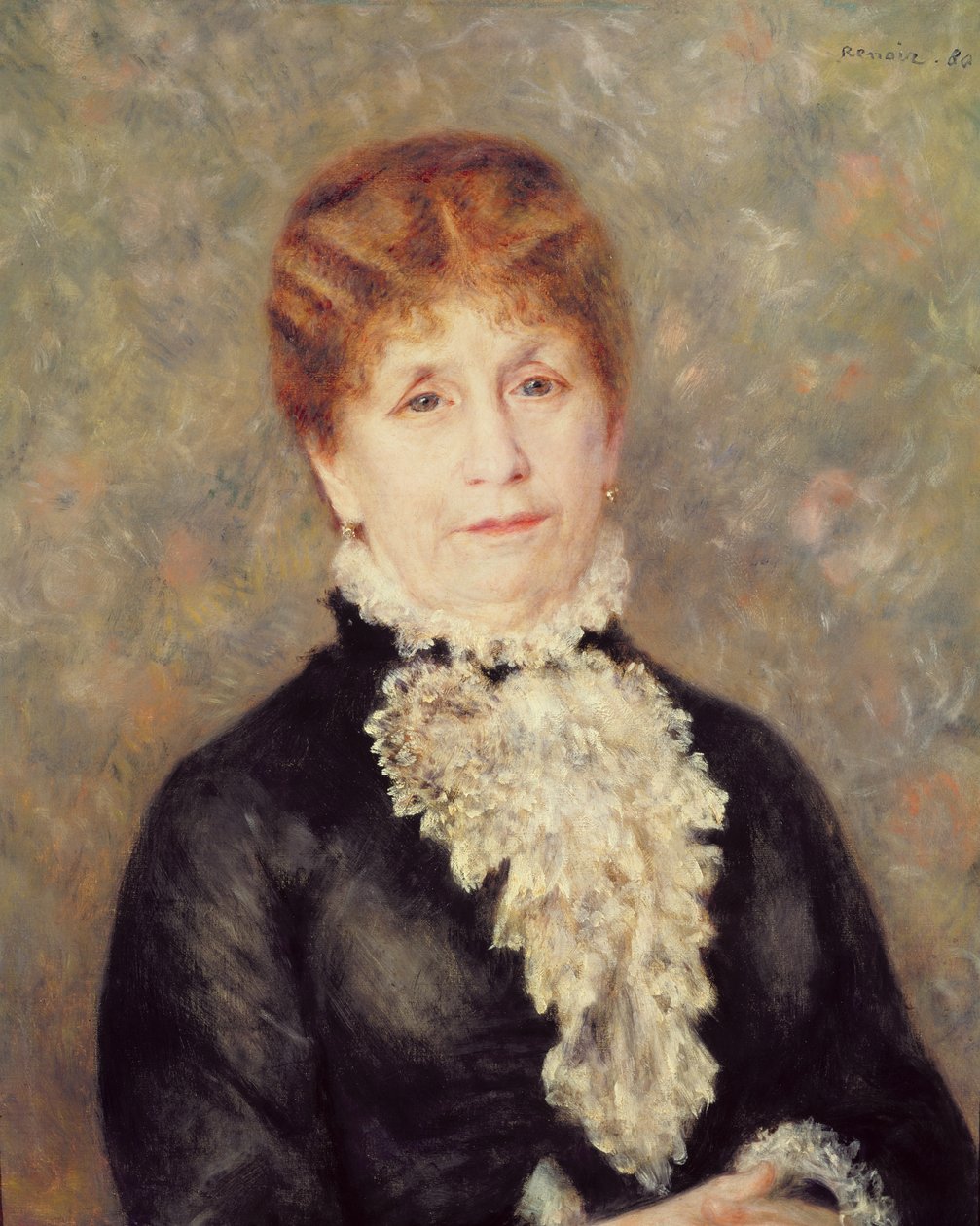Madame Eugene Fould door Pierre Auguste Renoir