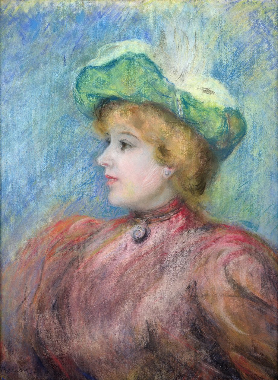 Portret van Mademoiselle Dieterle door Pierre Auguste Renoir