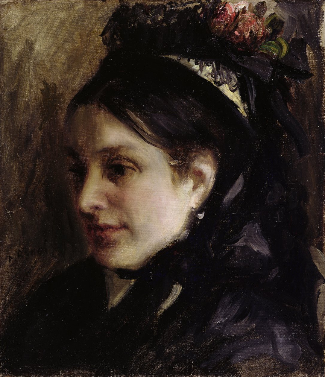 Portret van Rapha Maitre, 1870 door Pierre Auguste Renoir