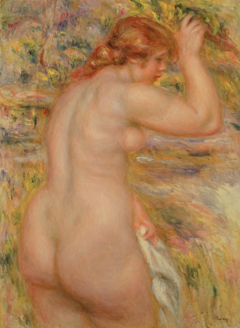 Staande naakt door Pierre Auguste Renoir