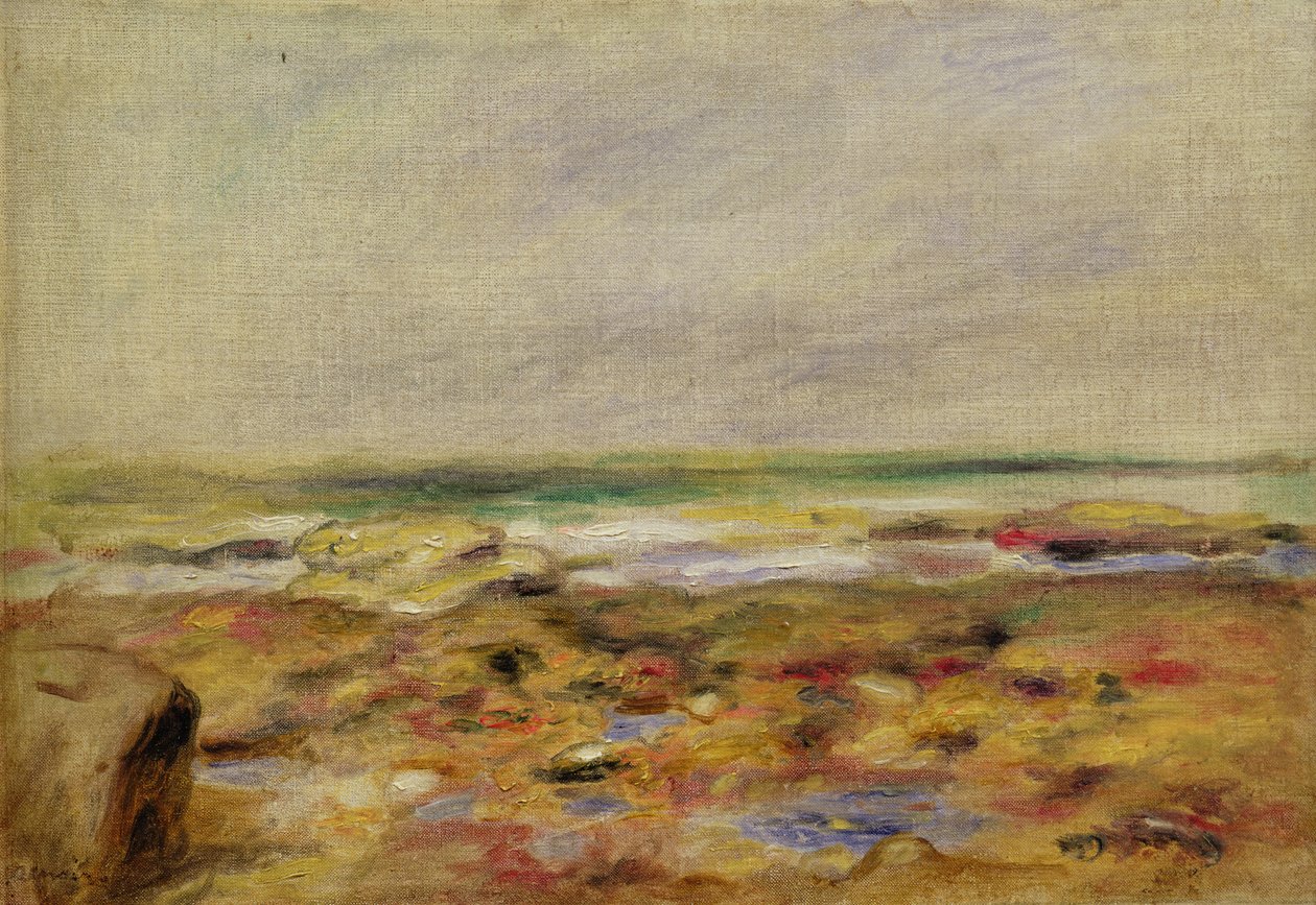 Het strand van Martigues, 1888 door Pierre Auguste Renoir
