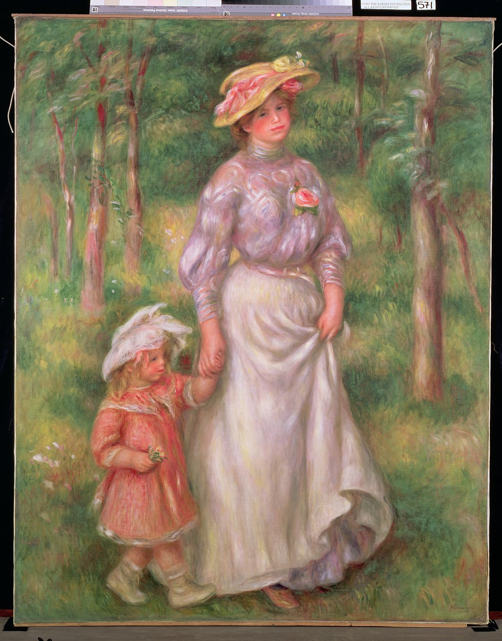 De Promenade door Pierre-Auguste Renoir