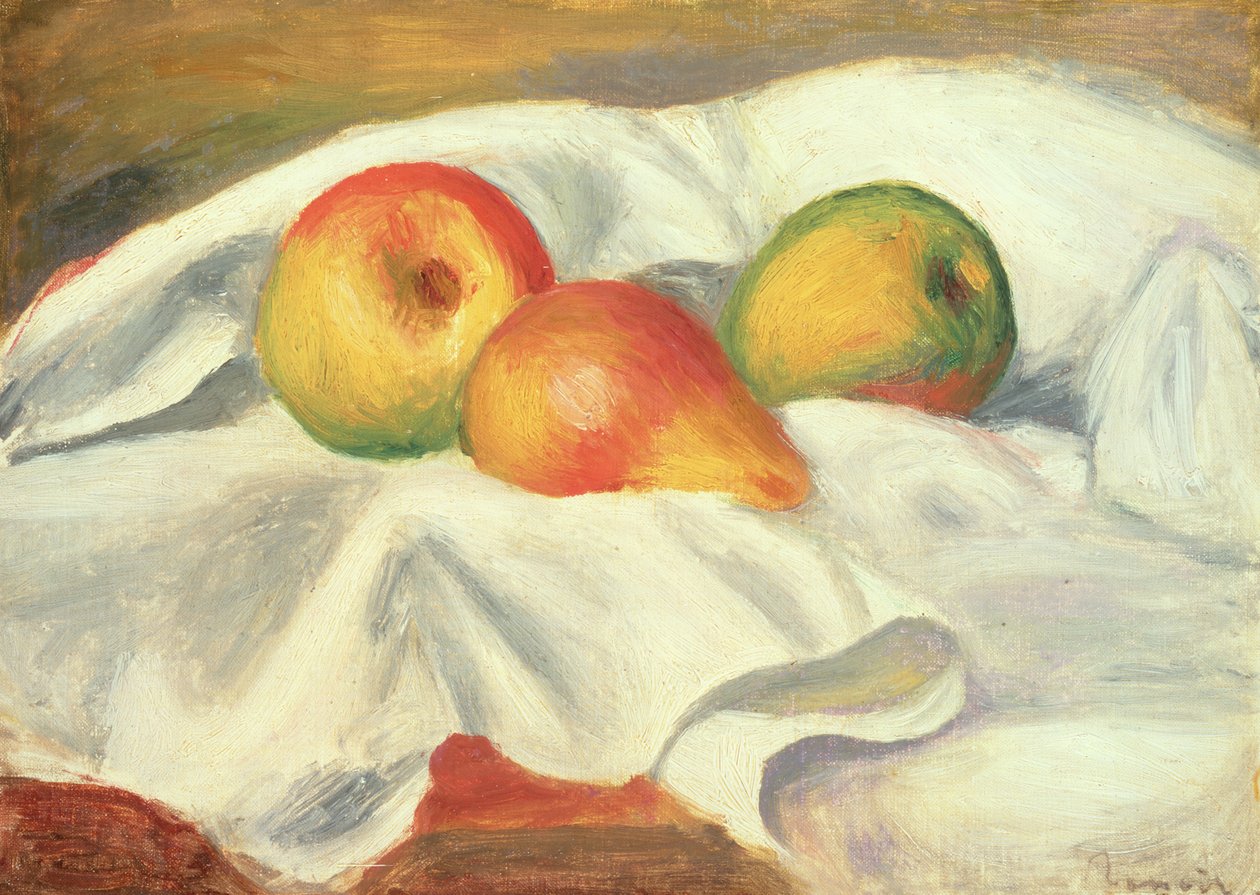 Drie peren (ca. 1885) door Pierre Auguste Renoir