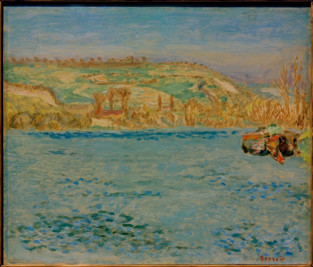 De Seine bij Vernonnet door Pierre Bonnard