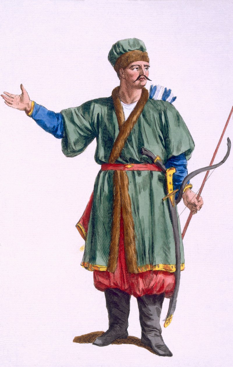 Een Tataar van de Krim, 1780 door Pierre Duflos