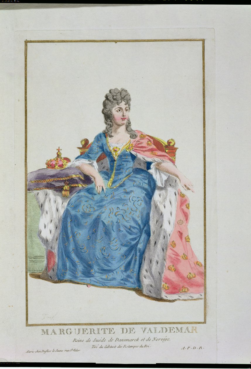 Margaretha (1353-1412) koningin van Denemarken, Noorwegen en Zweden, uit 