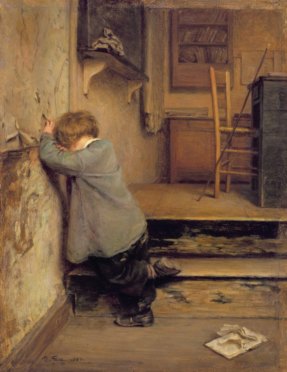 De Berisping, 1863 door Pierre Edouard Frere