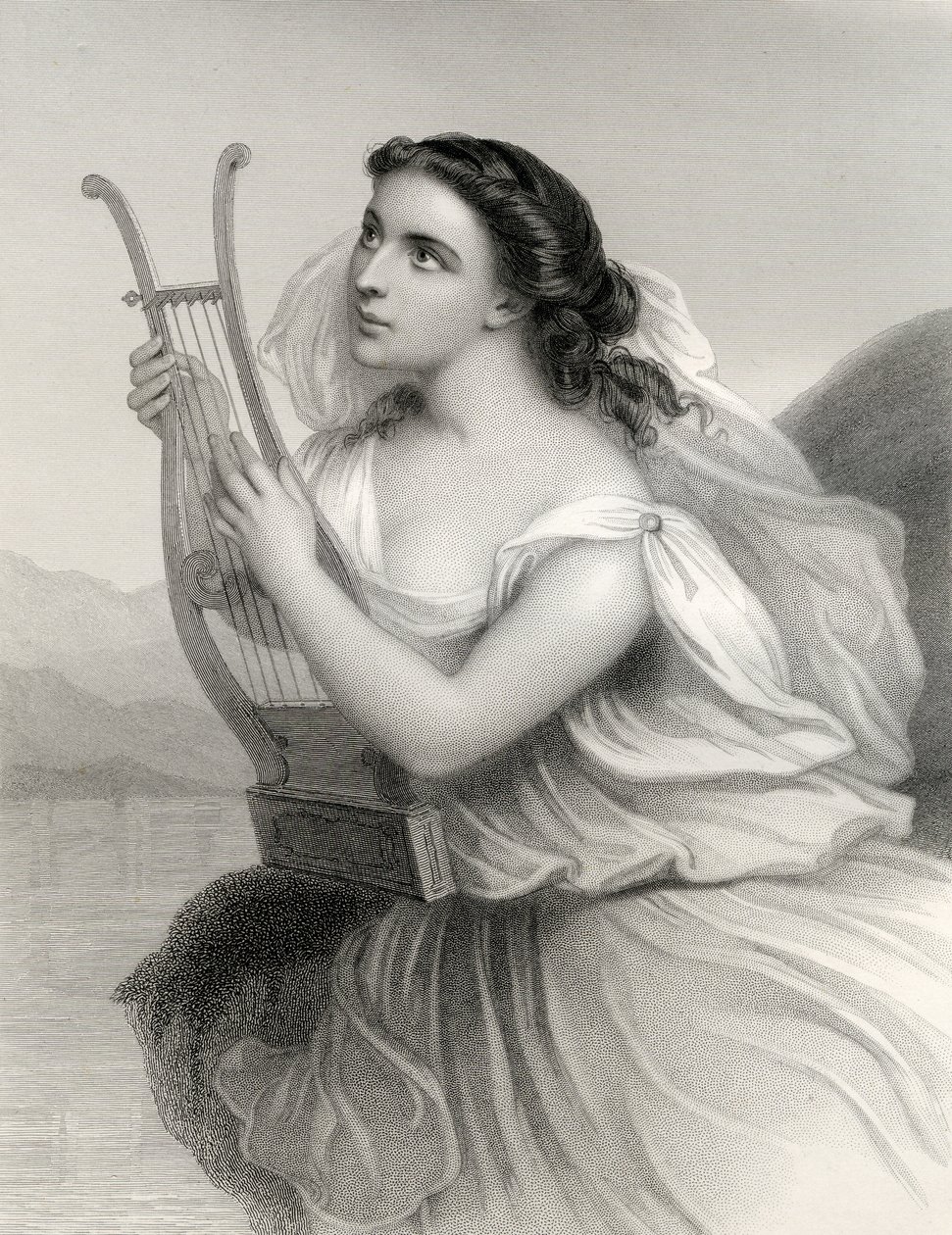 Sappho, illustratie uit 
