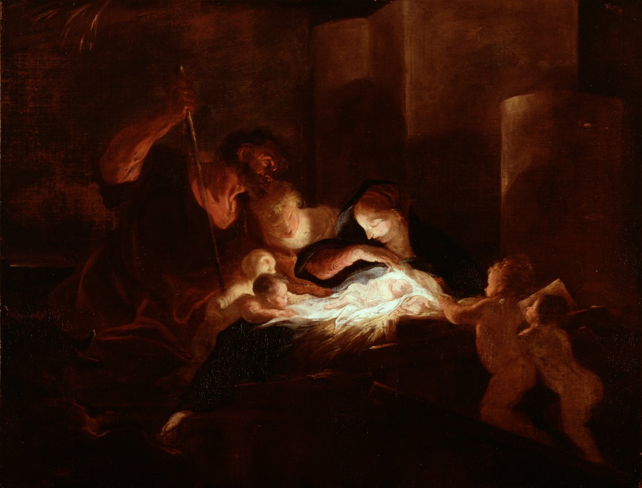 De Geboorte door Pierre Louis Cretey or Cretet