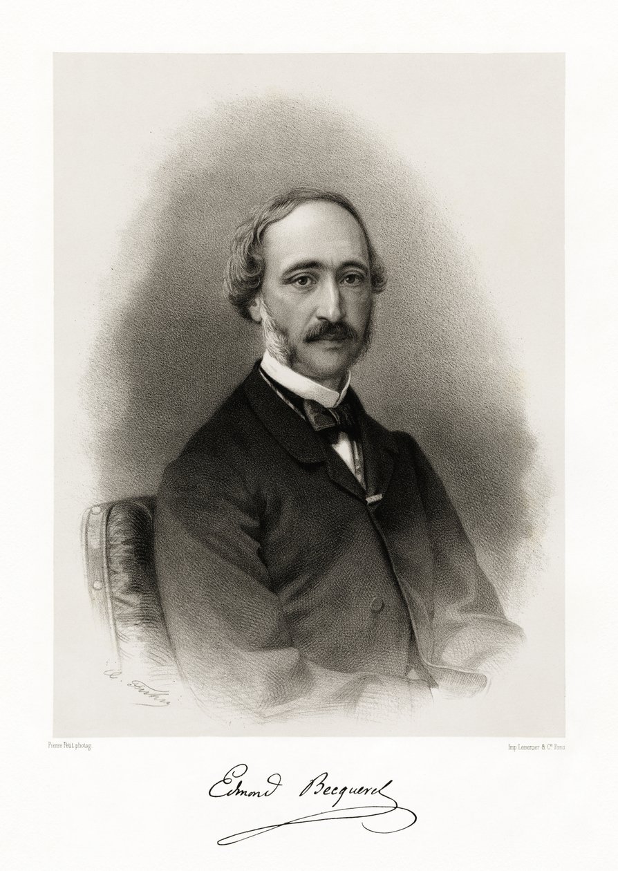 Alexandre Edmond Becquerel door Pierre Petit