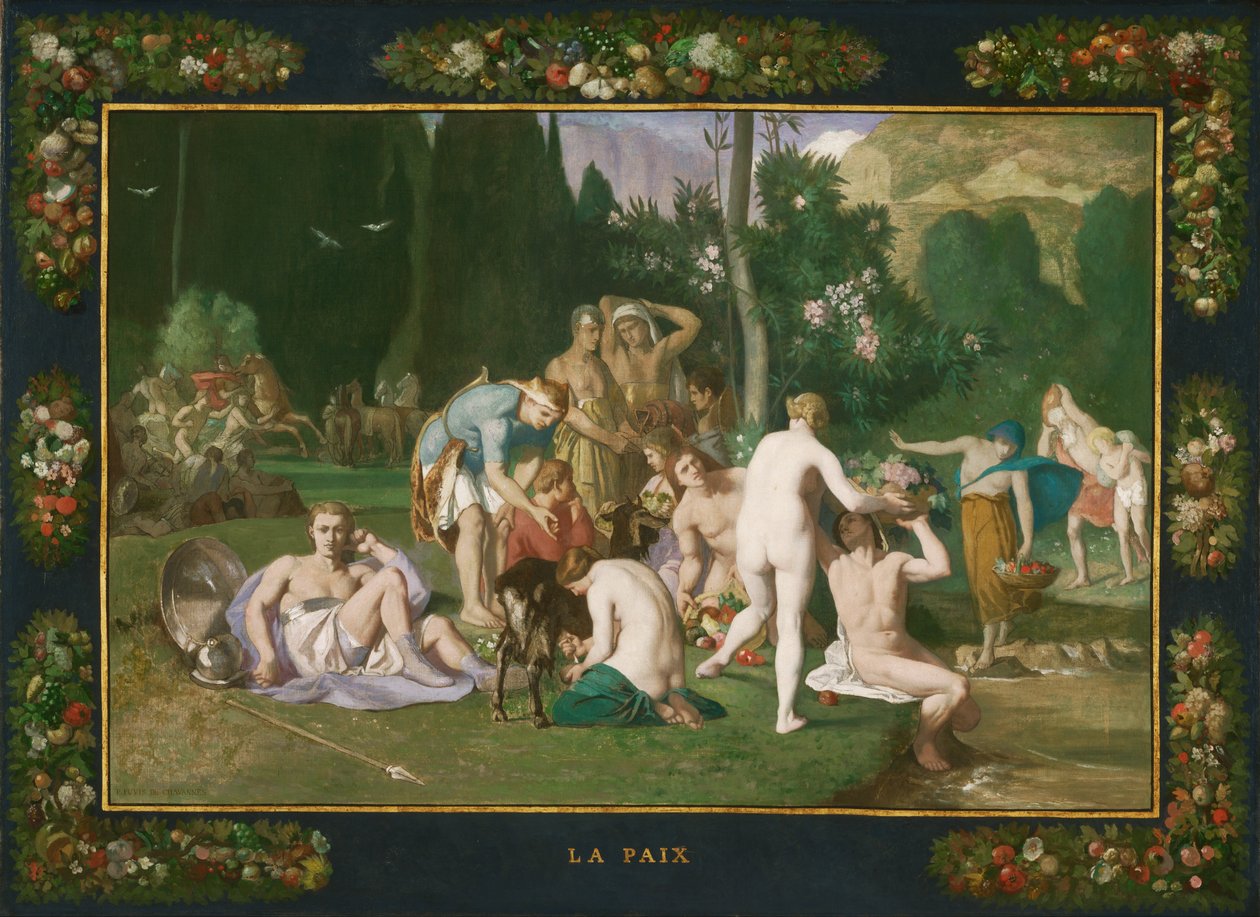 Vrede door Pierre Puvis de Chavannes
