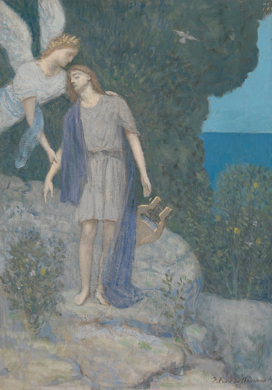 De Dichter door Pierre Puvis de Chavannes