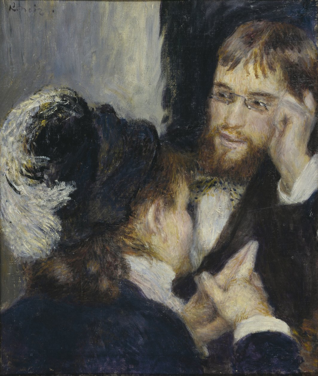 Gesprek met de Tuinman door Pierre Auguste Renoir