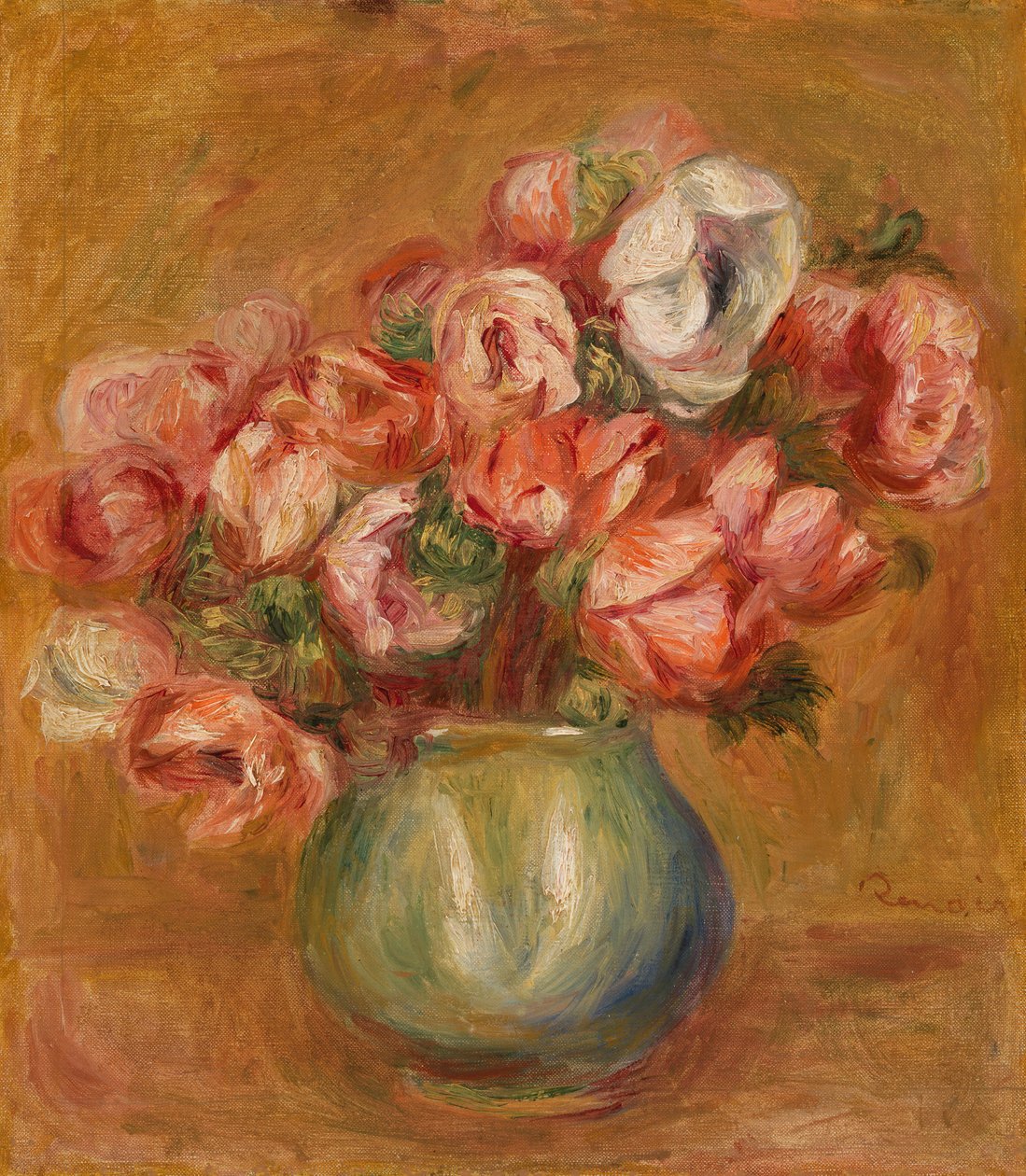 Anemonen door Pierre-Auguste Renoir