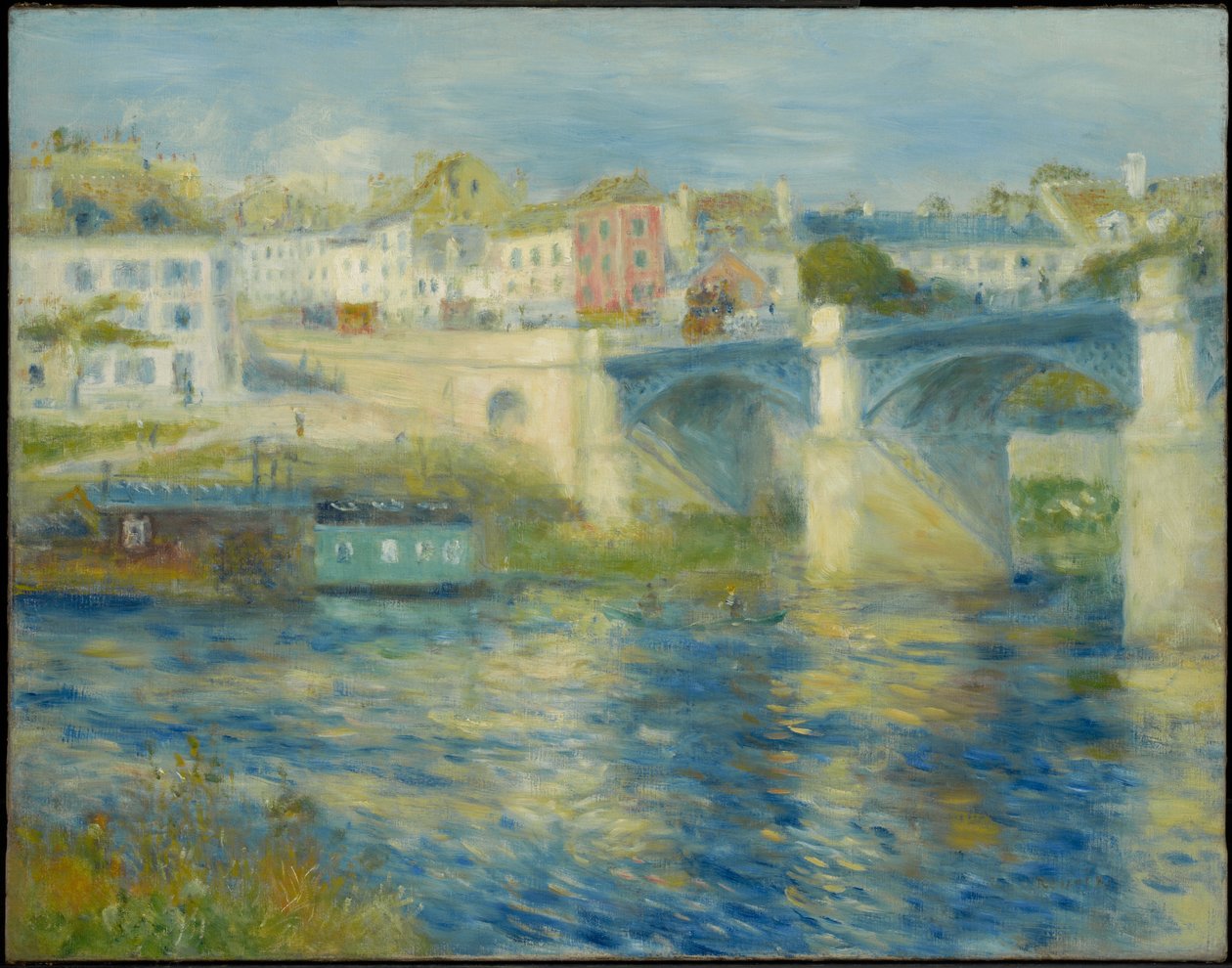 Brug bij Chatou door Pierre-Auguste Renoir