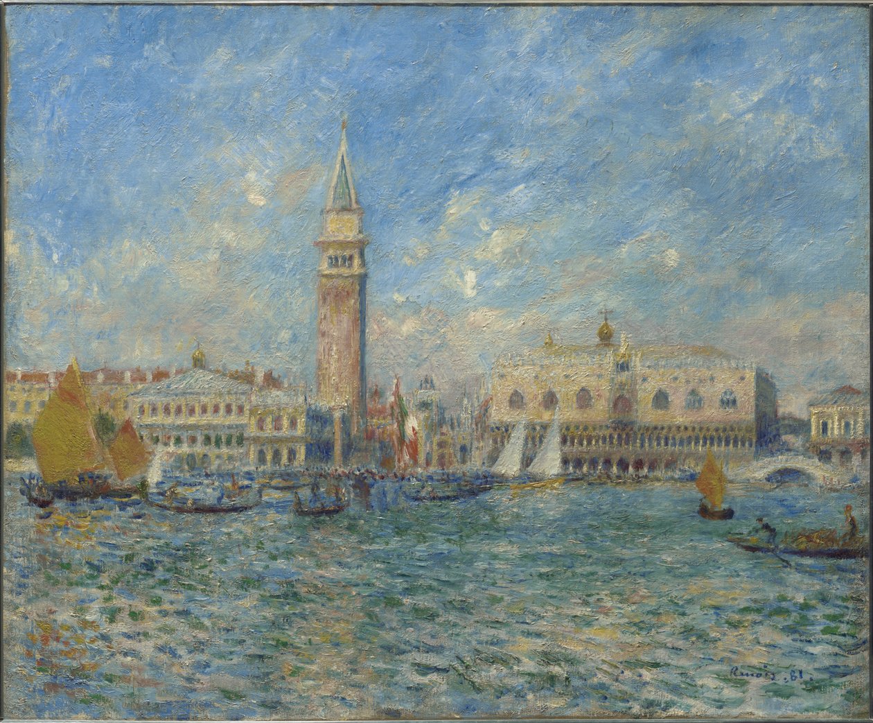 Dogepaleis, Venetië door Pierre-Auguste Renoir