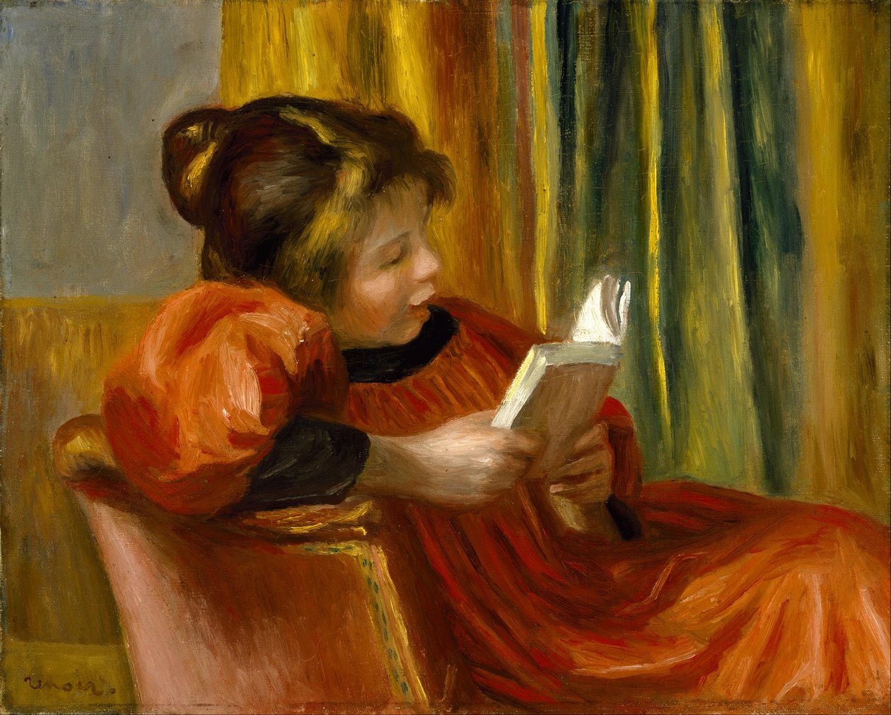 Leesend meisje door Pierre-Auguste Renoir