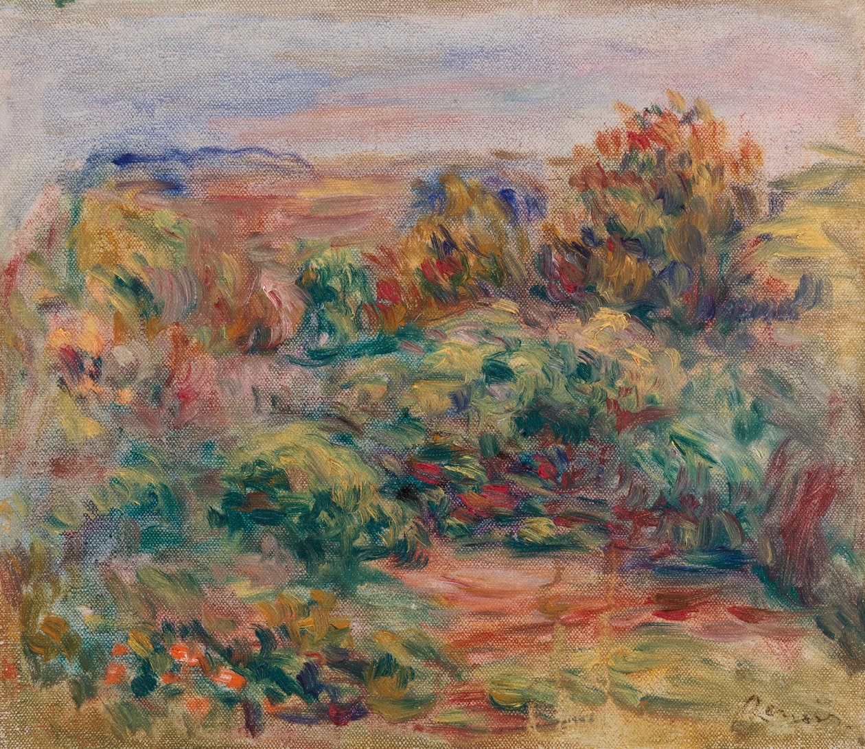 Landschap door Pierre-Auguste Renoir