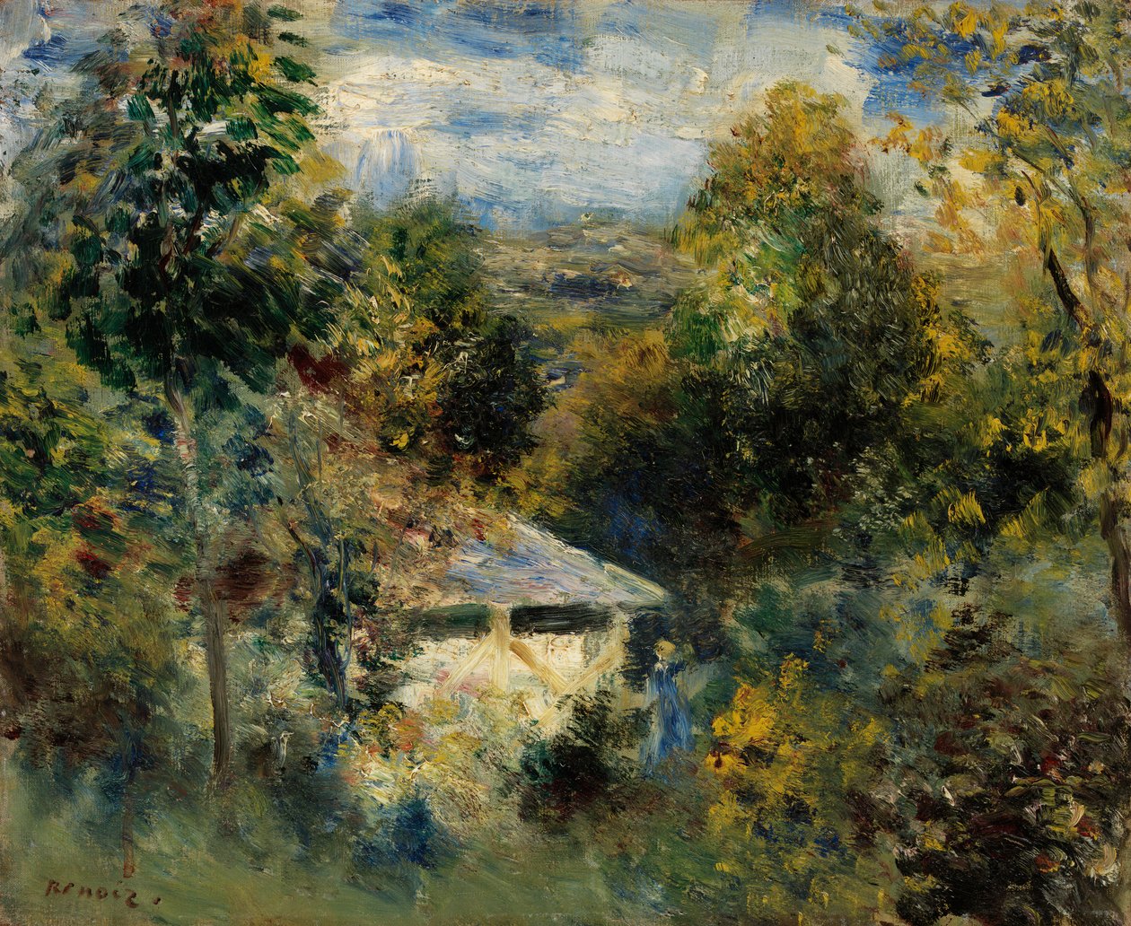 Louveciennes door Pierre-Auguste Renoir