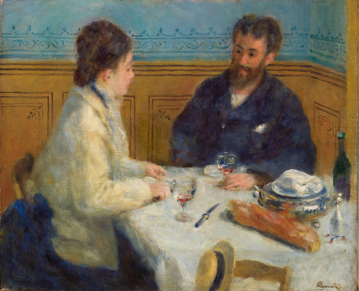 Lunch door Pierre-Auguste Renoir