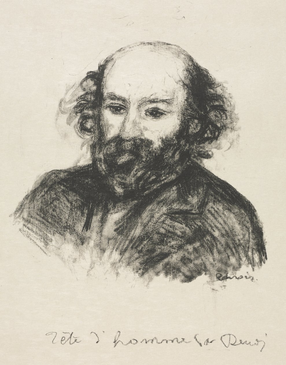 Paul Cézanne door Pierre-Auguste Renoir