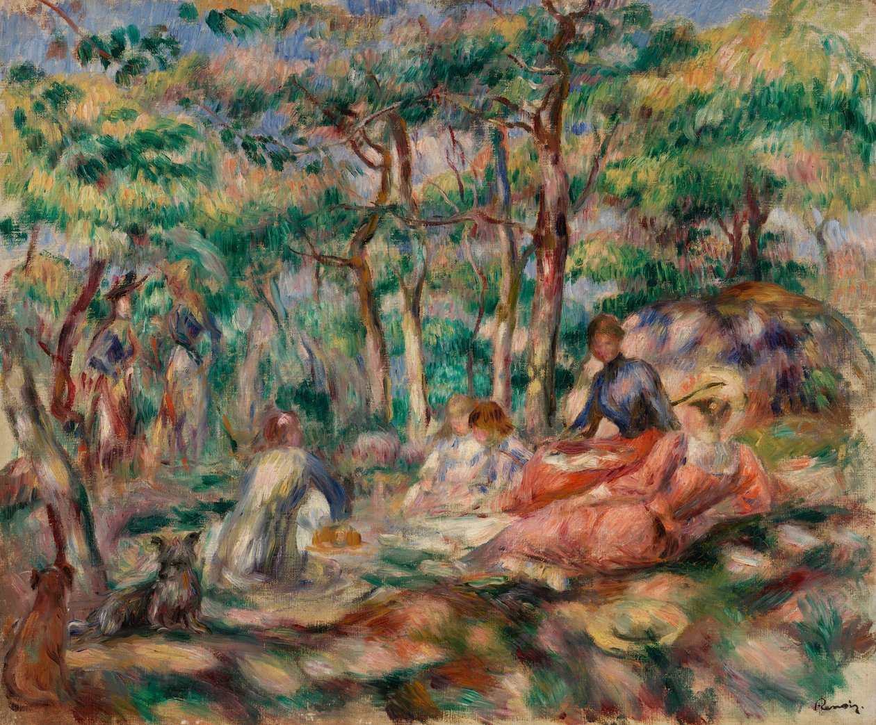 Picknick door Pierre-Auguste Renoir