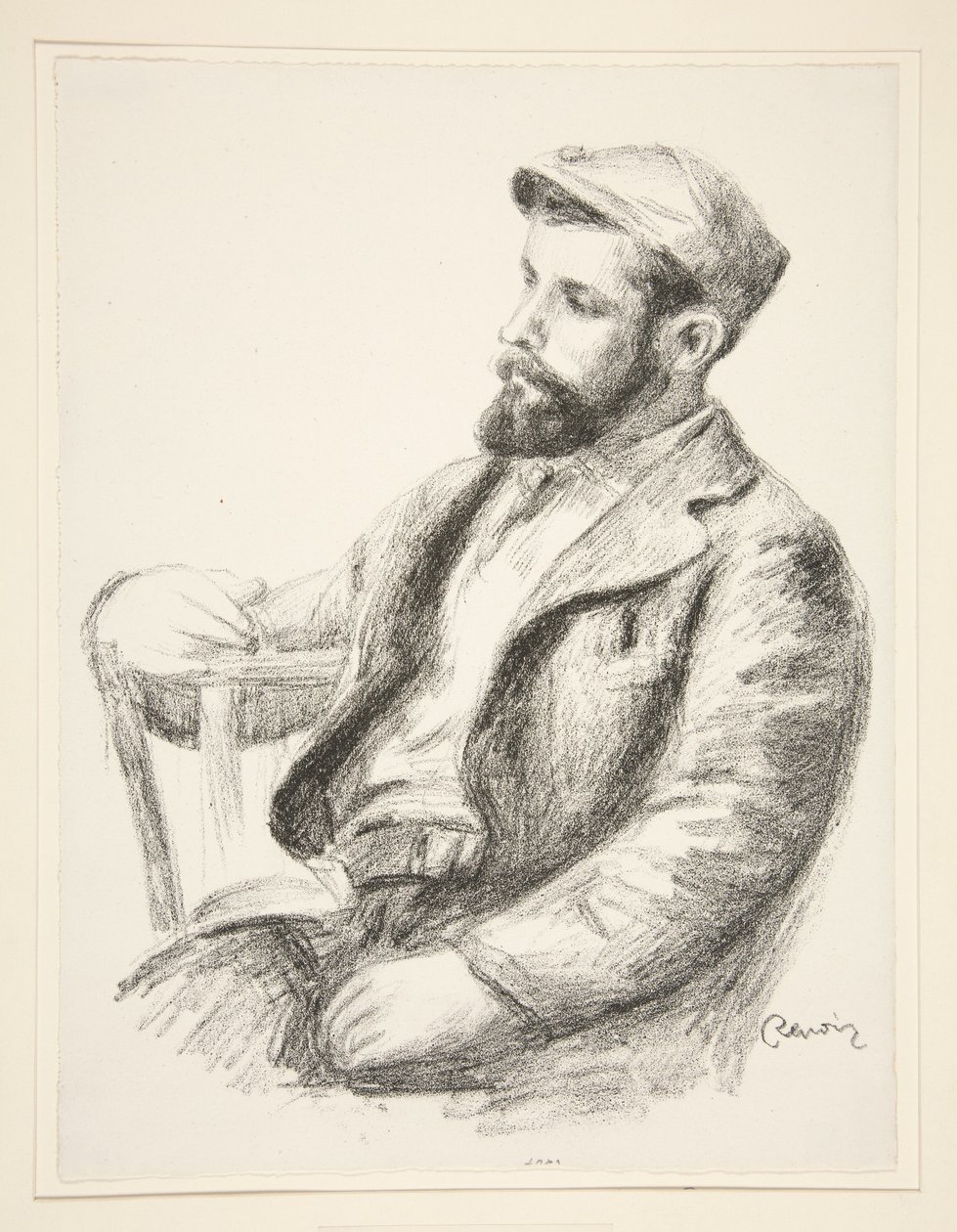 Portret van Louis Valtat door Pierre-Auguste Renoir